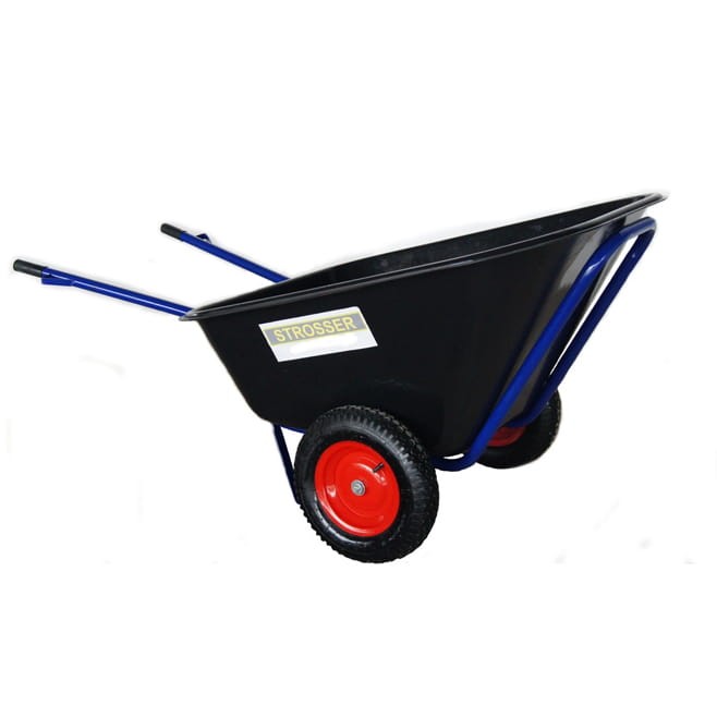 Wózek paszowy taczka budowlana DWUKOŁOWA na pasz1