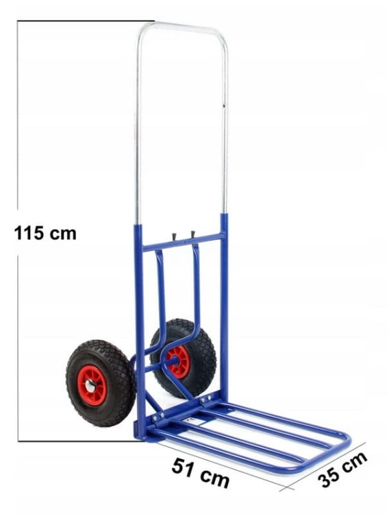 Wózek magazynowy, transportowy, taczkowy - składany