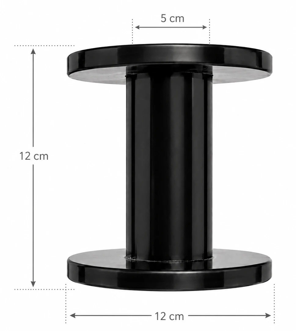 Szpula plastikowa z twardego tworzywa 120 mm